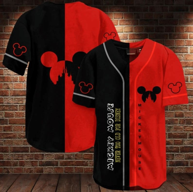 Mickey Mouse Disney 1000 Cartoon Gift For Lover Baseball Jersey