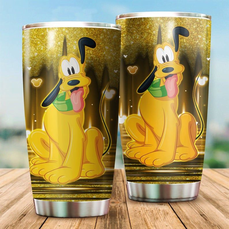 Mickey Pluto Disney 9999 Gift For Lover Day Travel Tumbler
