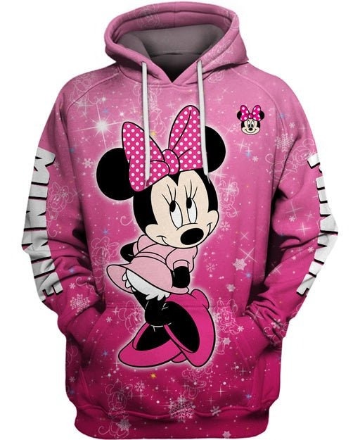 Minnie Mouse Cute 3D To Daughter Disney Gift AOP Unisex Hoodie