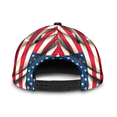 Custom Proud American Eagle Independence Day Personalized Name Classic Cap - CAPC01NGA120222-Owls Matrix