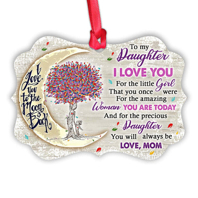 Family To My Daughter You Are Today - Horizontal Ornament - Owls Matrix LTD