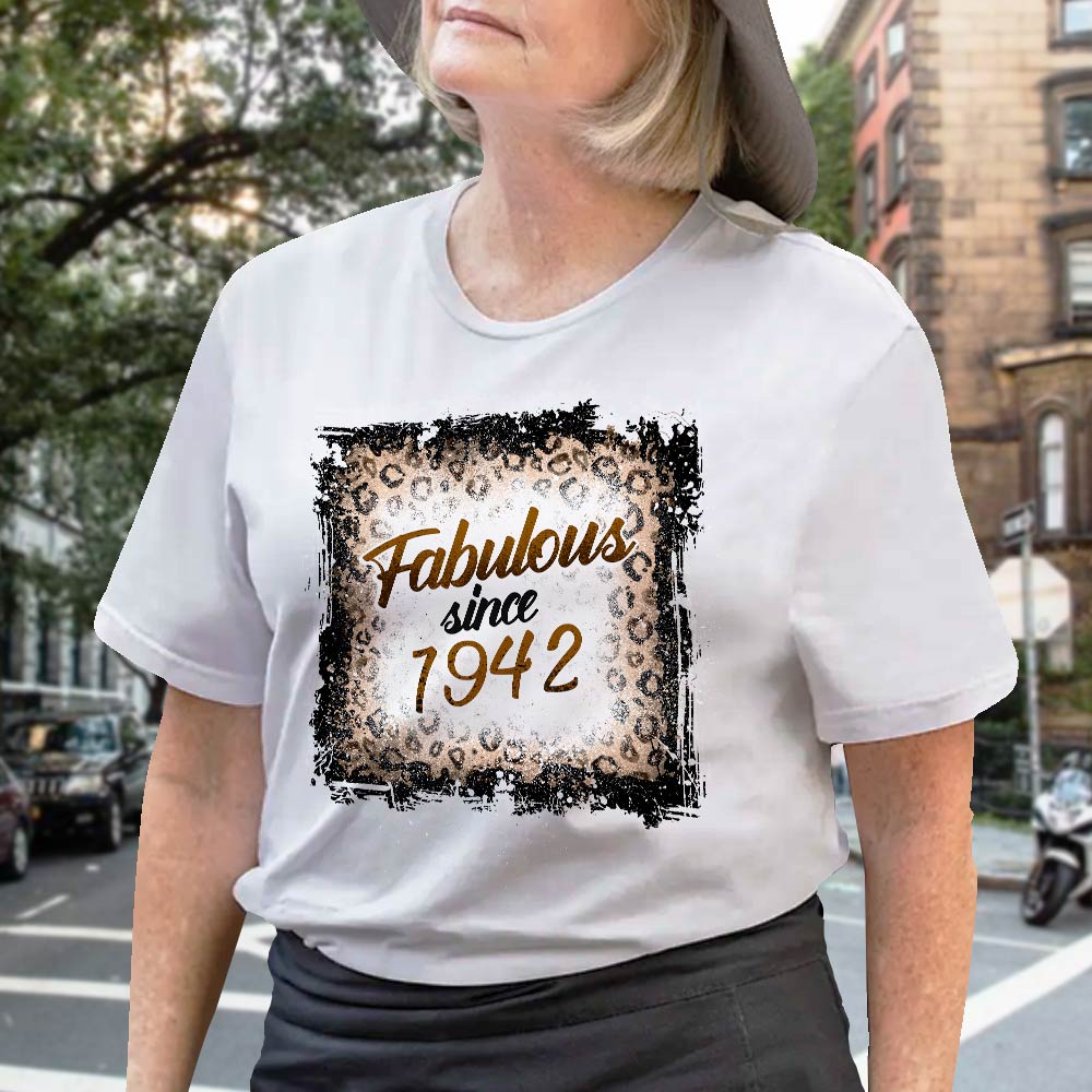 Mom Fabulous Since NQAY1407003Y Light Classic T Shirt