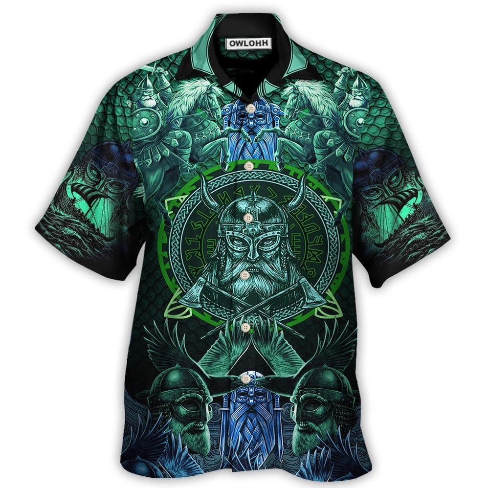 Hawaiian Shirt / Adults / S Viking See You In Valhalla - Hawaiian Shirt - Owls Matrix LTD