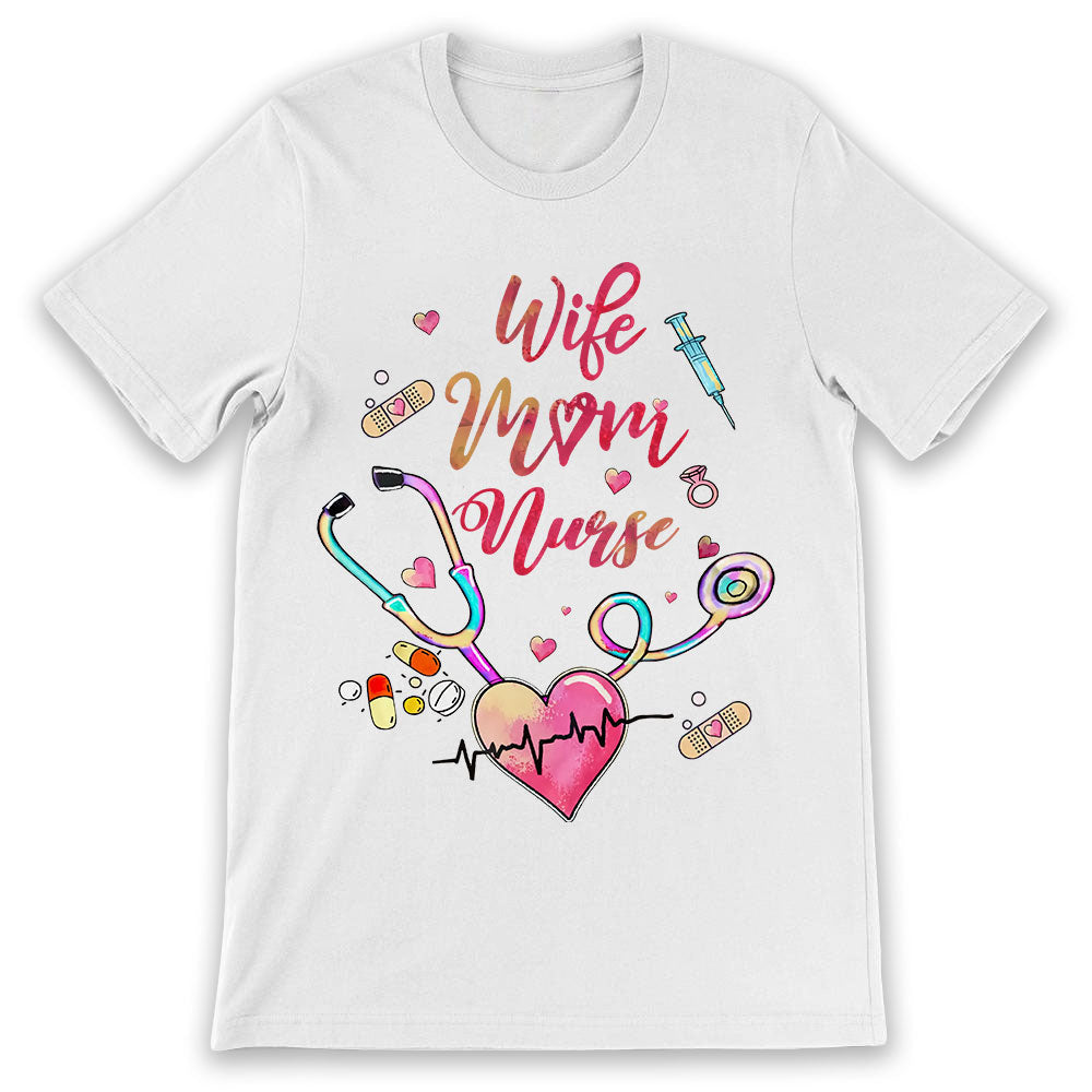 Nurse Wife Mom Nurse MHGB2406004Y Light Classic T Shirt