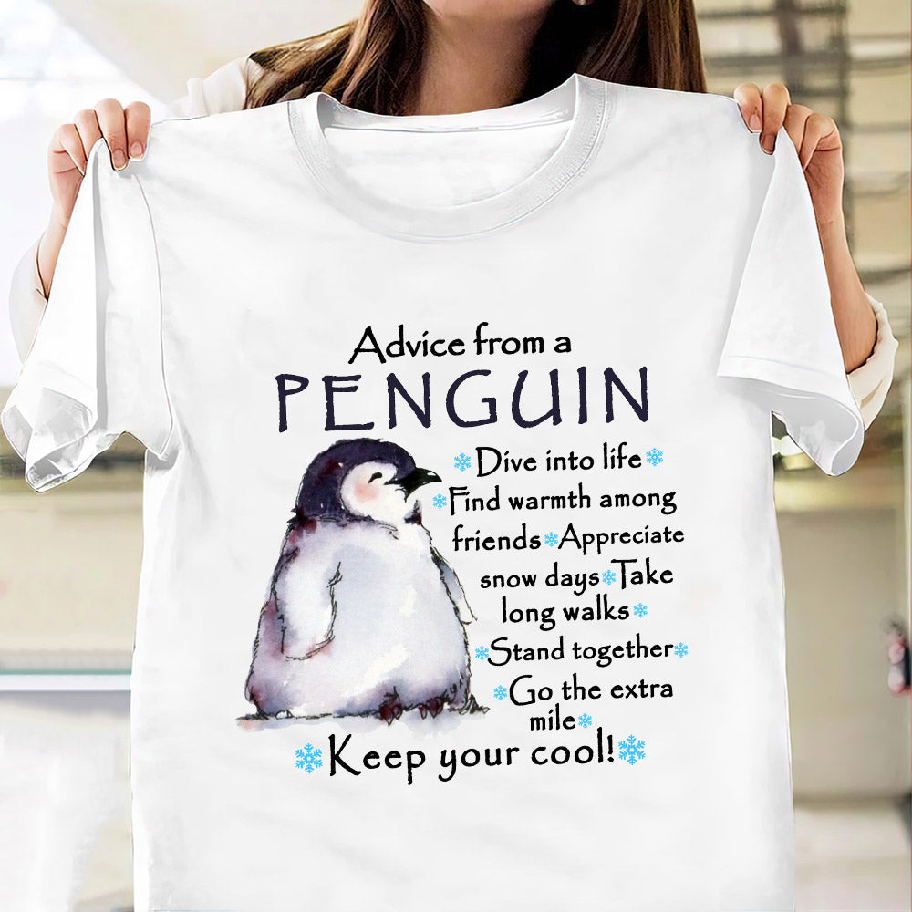 Penguin Advice From A Penguin For You MDLZ2504004Y Light Classic T Shirt