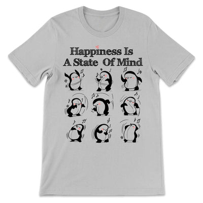 Penguin Happiness Is A State Of Mind TNLZ2504009Y Light Classic T Shirt