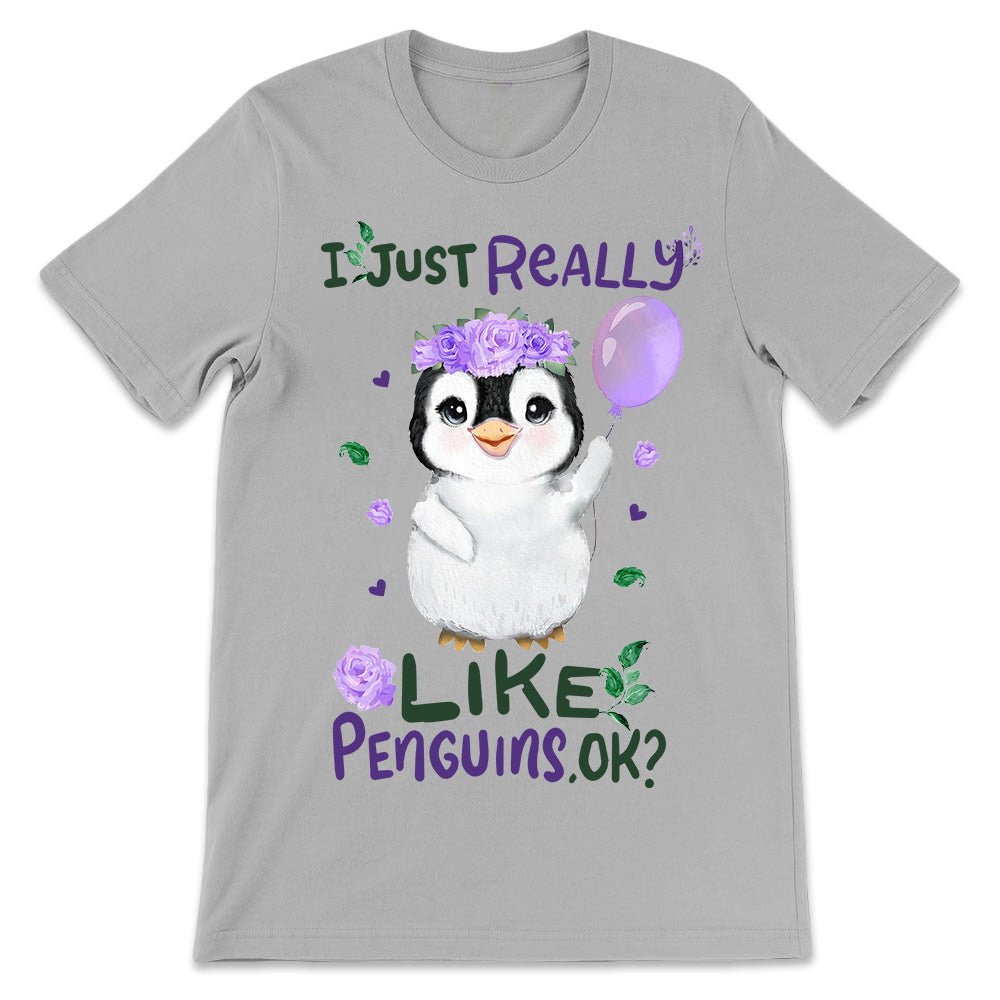 Penguin I Just Really Like Penguins TTLZ2504011Y Light Classic T Shirt