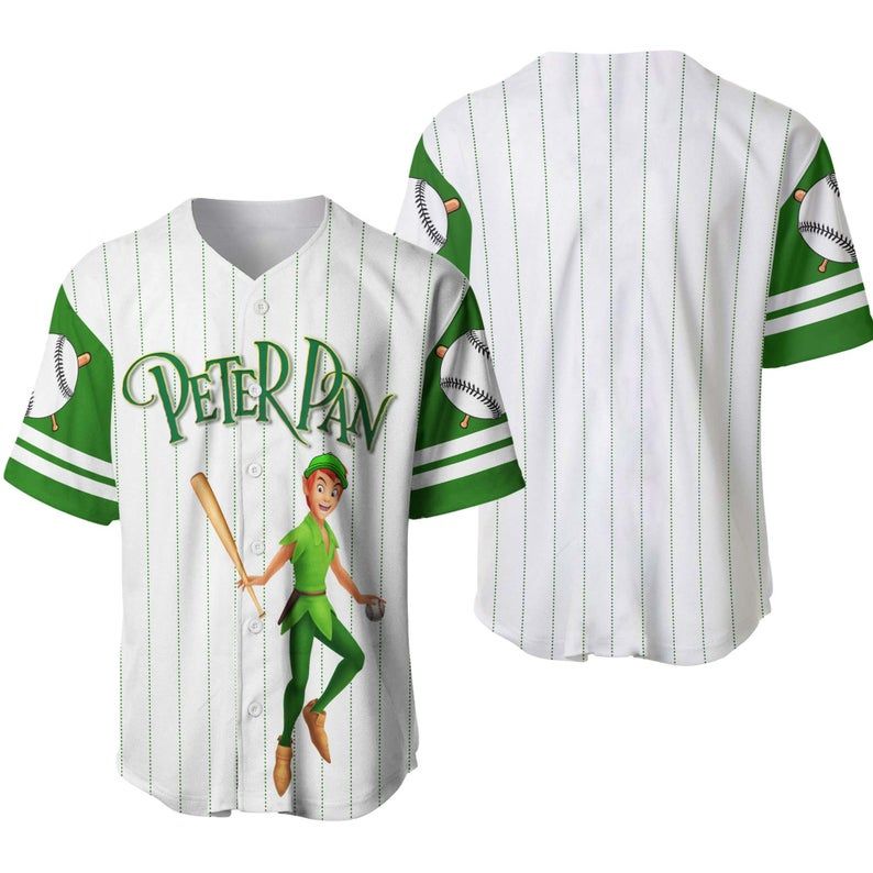 Peter Pan Disney Baseball Jersey 555 Gift For Lover Jersey
