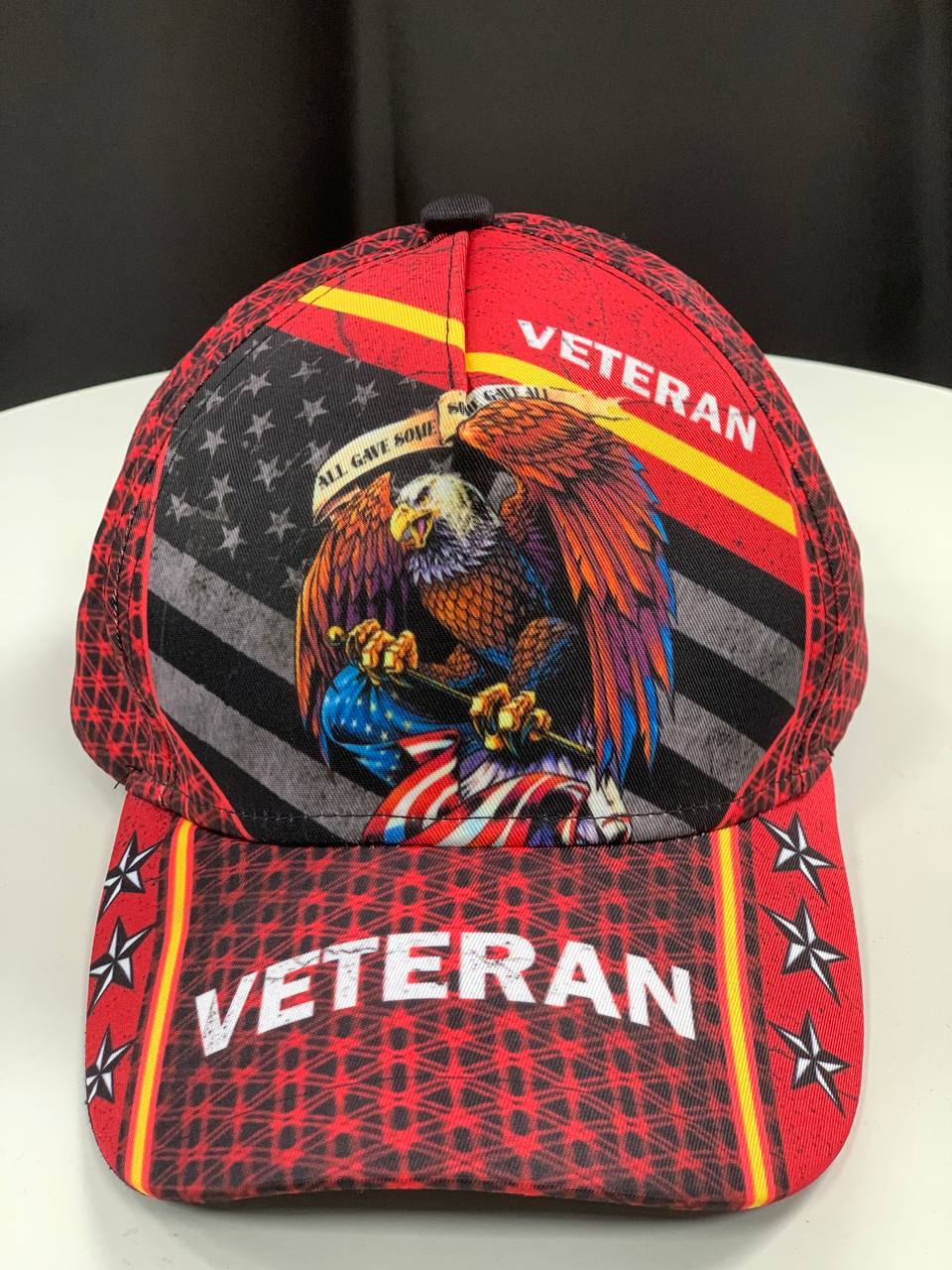 Eagle Veteran America Red - Classic Cap - Owls Matrix LTD