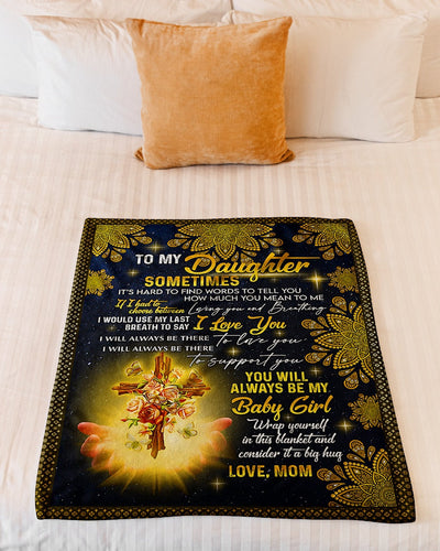 Jesus How Much You Mean To Me Great Gift For Daughter - Flannel Blanket - Owls Matrix LTD