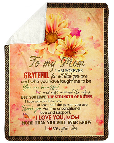 Flower Loving Mom Style - Flannel Blanket - Owls Matrix LTD