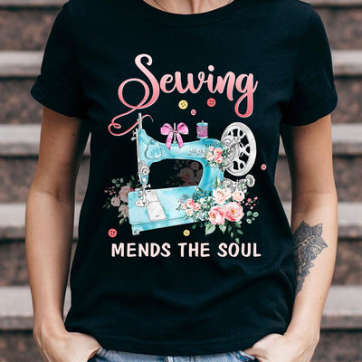 Sewing Mends The Soul NNAY1306001Y Dark Classic T Shirt