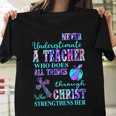 Teacher Faith NNRZ1210035Z Dark Classic T Shirt
