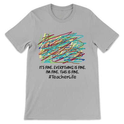 Teacher Life NNRZ1310054Z Light Classic T Shirt