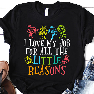 Teacher Little Reasons HARZ1310045Z Dark Classic T Shirt