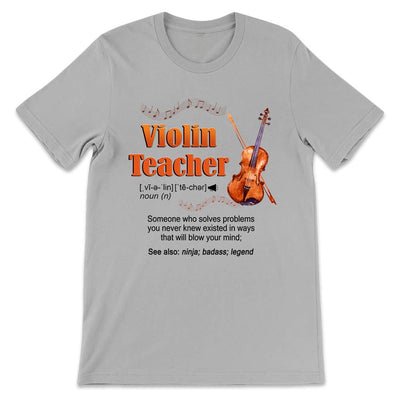 Teacher Violin Teacher NNGB1207002Y Light Classic T Shirt
