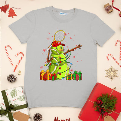 Tennis Christmas Snowman NNRZ0311100Z Light Classic T Shirt