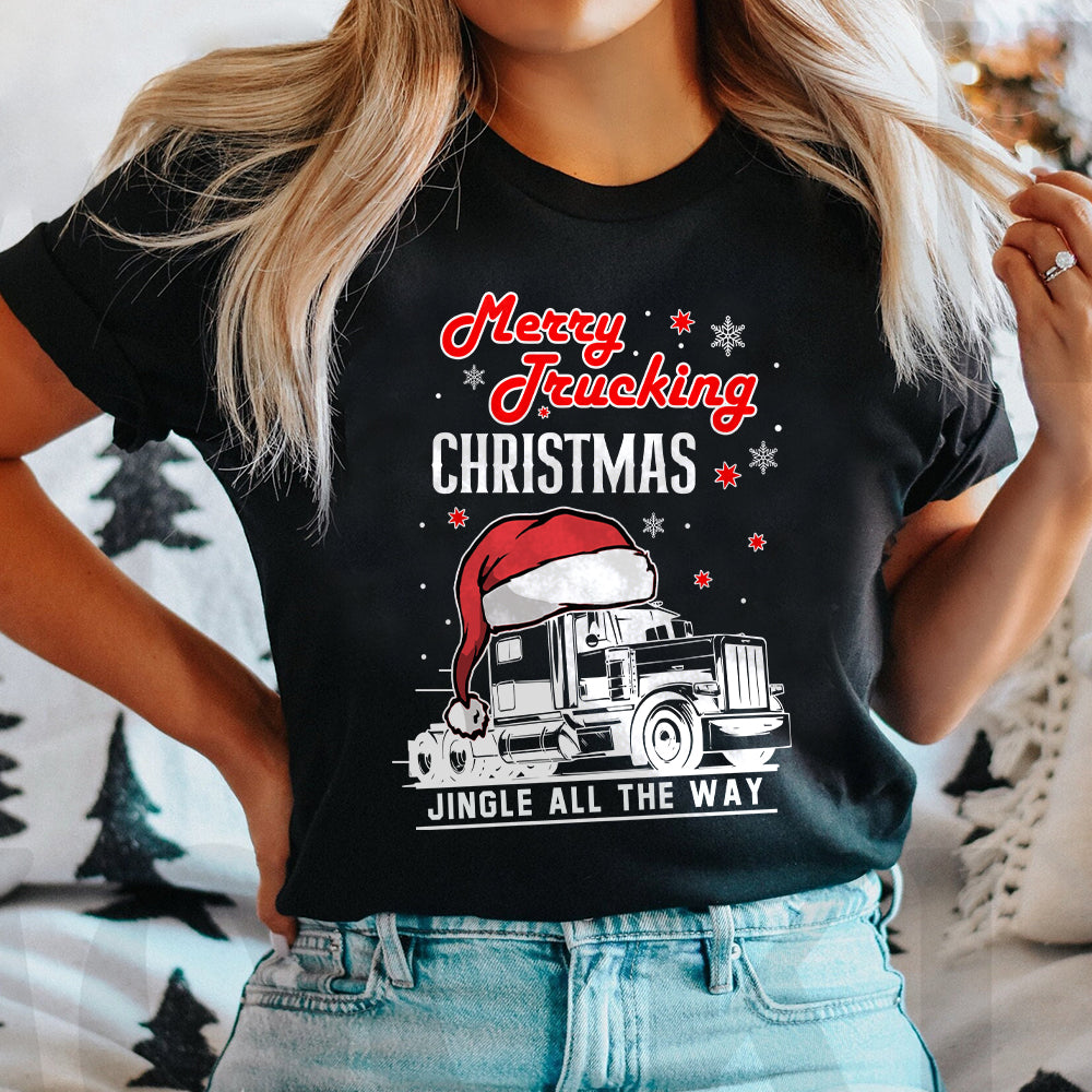 Trucker Christmas AEAA0511008Z Dark Classic T Shirt