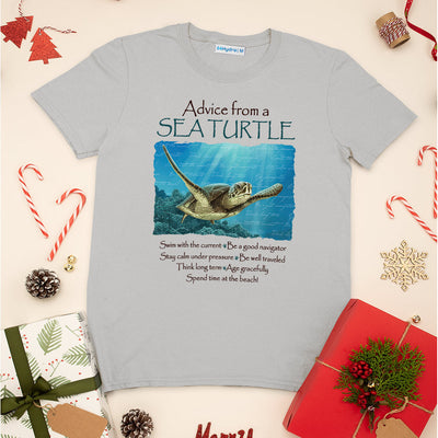 Turtle Advice From A Sea Turtle HHQZ0204008Y Light Classic T Shirt