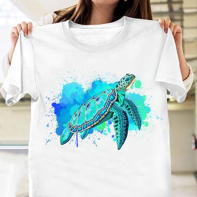 Turtle Baby Blue NQAY3003001Y Light Classic T Shirt