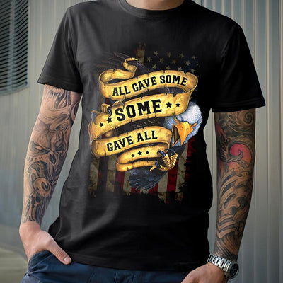 Veteran All Gave Some Some Gave All NNRZ0405007Y Dark Classic T Shirt