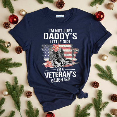 Veteran Im Not Just A Daddys Little Girl HHAY1005001Y Dark Classic T Shirt