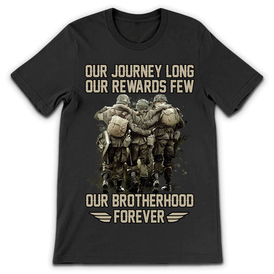 Veteran Our Journey Long Our Rewards Few NQAY0505006Y Dark Classic T Shirt