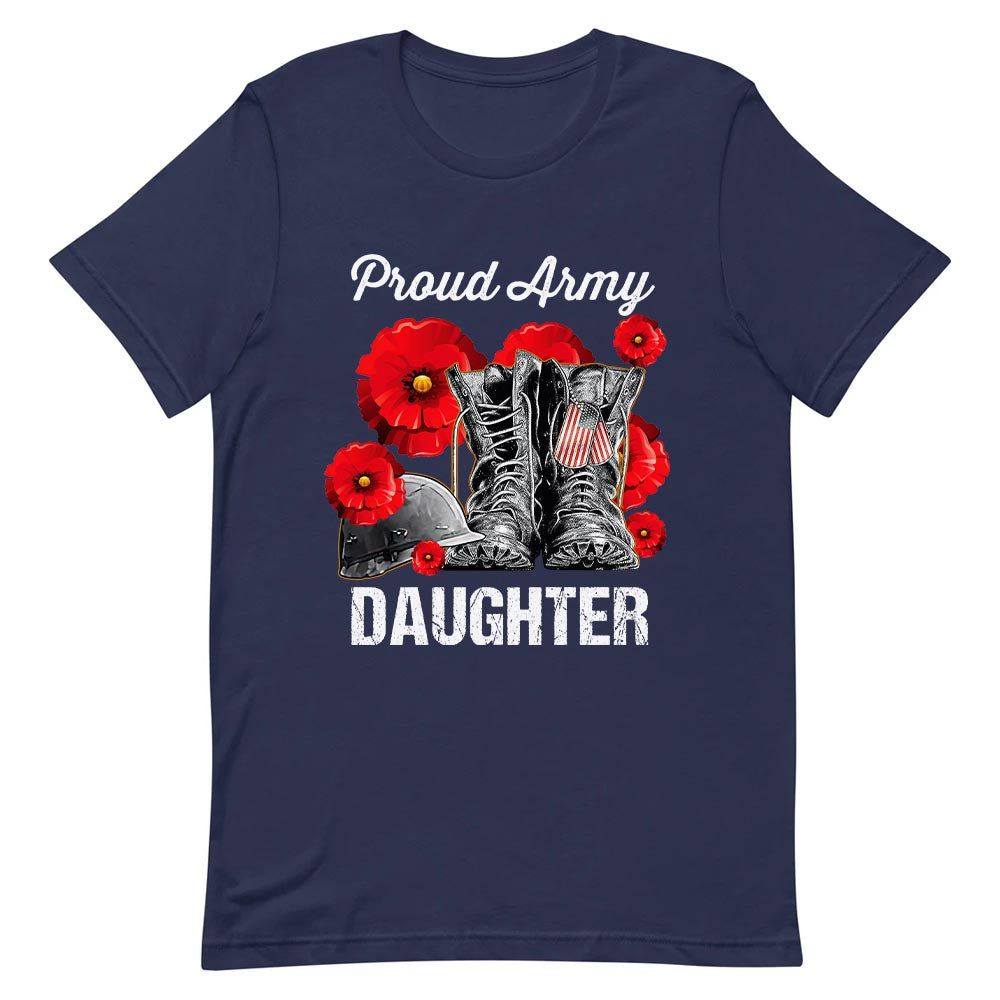 Veteran Proud Army Daughter NNAY0905005Y Dark Classic T Shirt