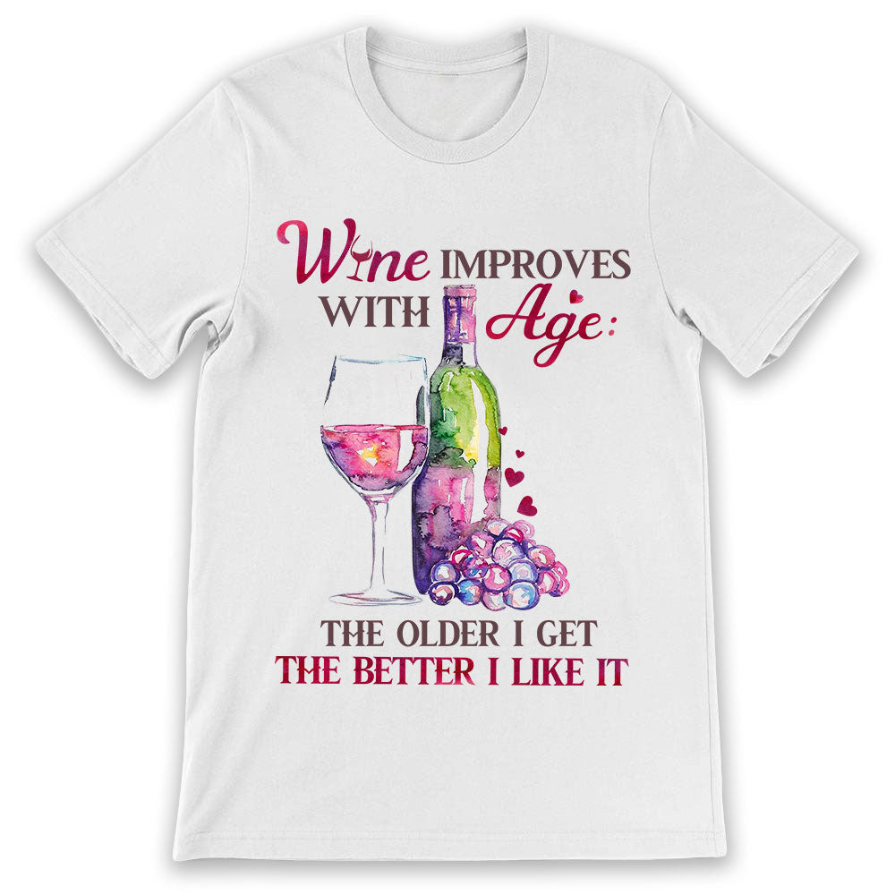 Wine Improves With Age TNRZ0305001Y Light Classic T Shirt