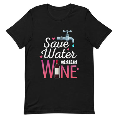 Wine Save Water Drink Wine DNRZ2904005Y Dark Classic T Shirt