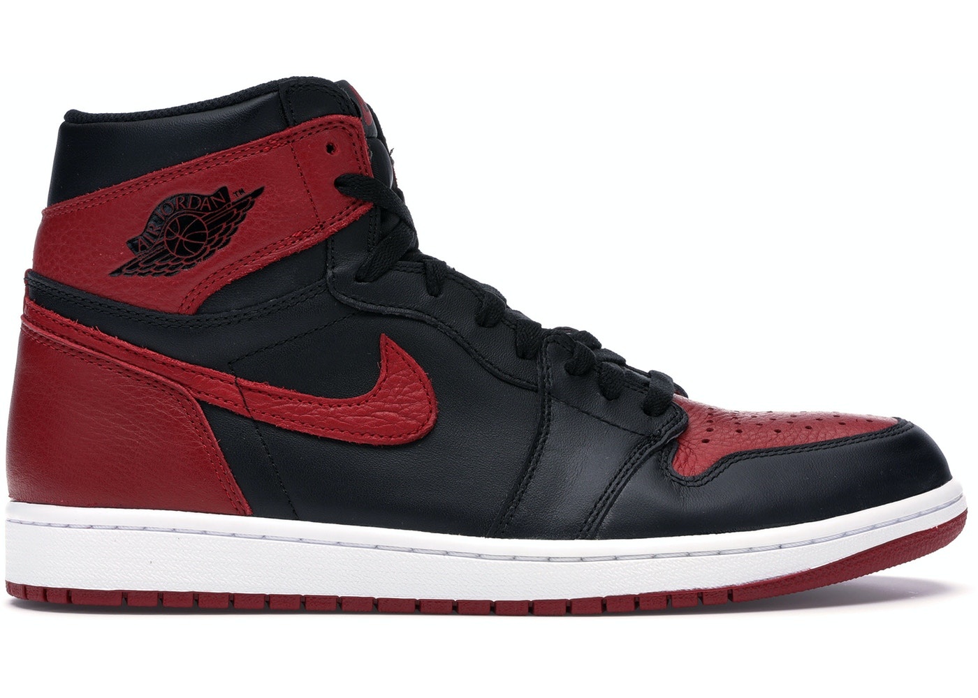 Nike Air Jordan 1 Retro High Og ‘Banned’ 2016 Black And Red 555088-001 Nike Air Jordan 1 Retro High Og ‘Banned’ 2016 Black And Red 555088-001