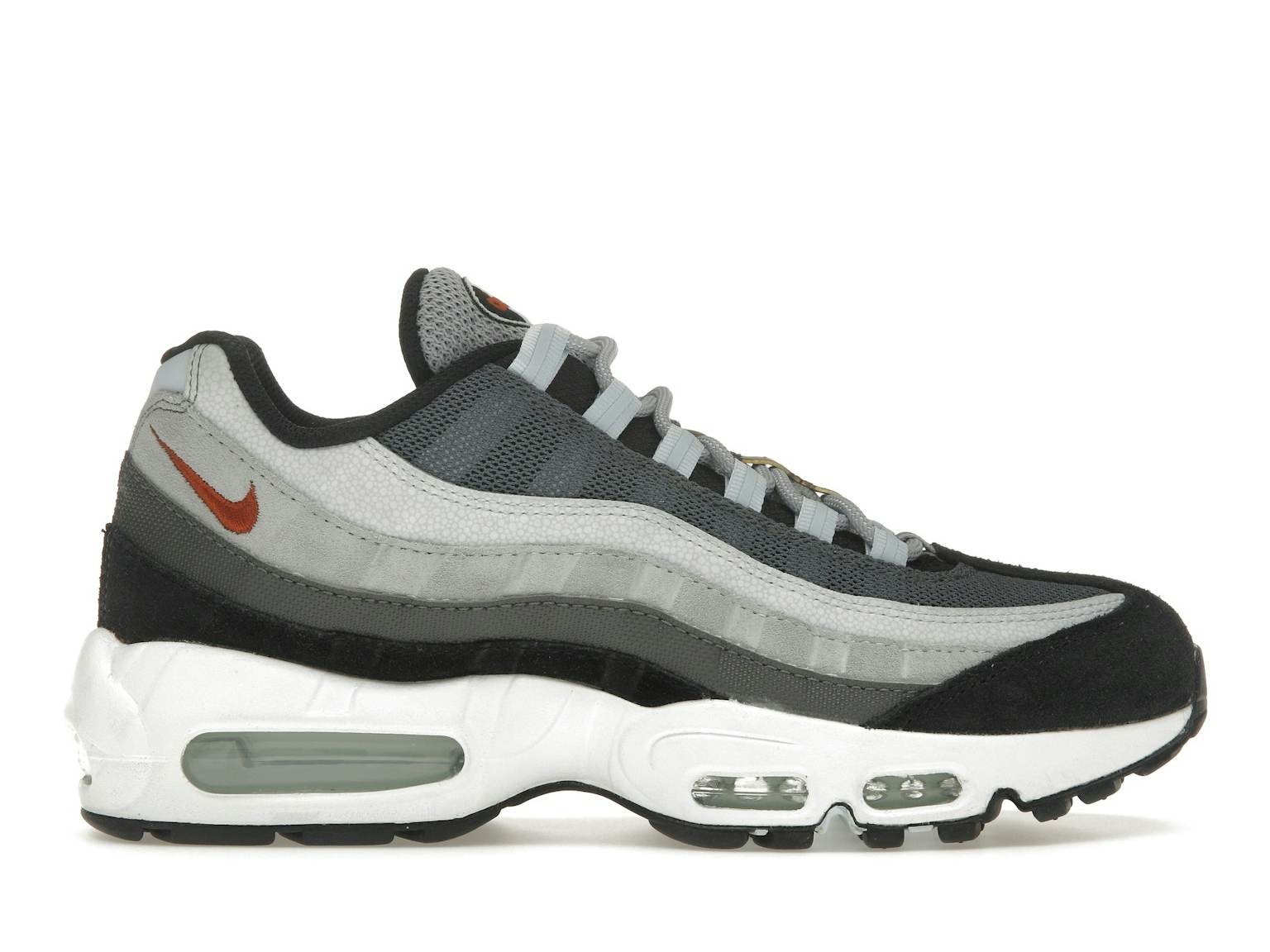 Air Max 95 Wolf Grey Rugged Orange DM0011-011 Nike Shoes